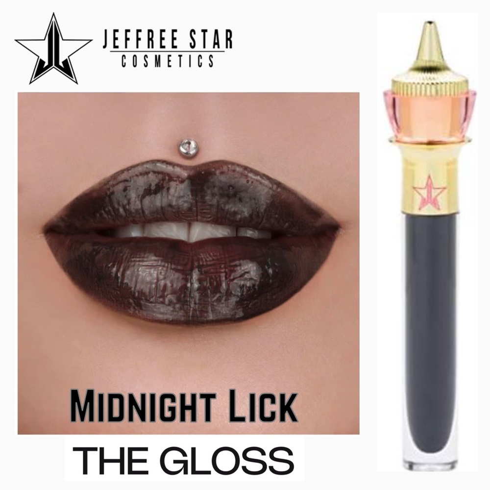 Midnight Lick • Jeffree Star Cosmetics The Gloss • New in Box 4.5 ml/0.15 fl oz